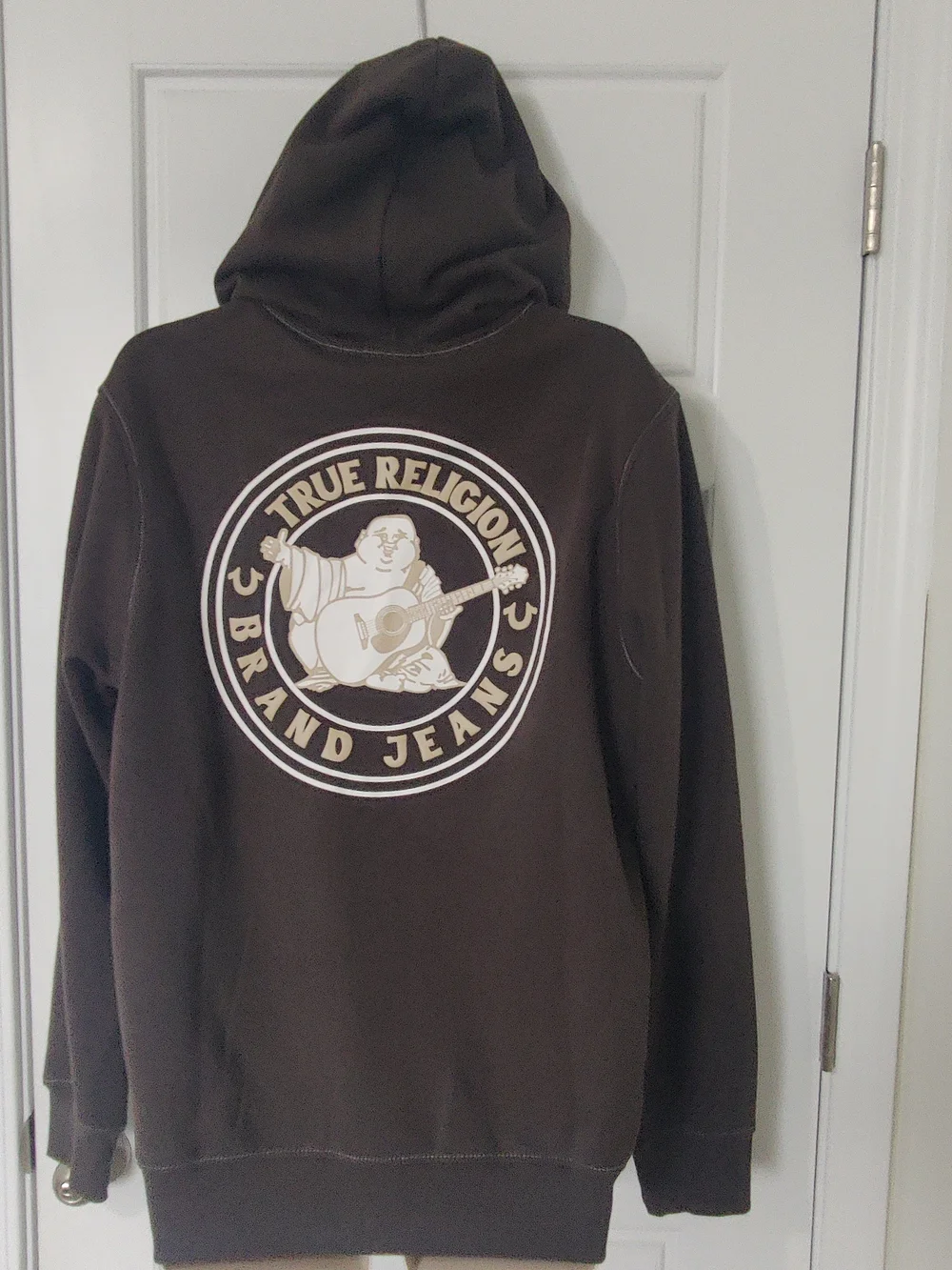 True Religion Men's Buddha Logo Seal Zip Hoodie Size XL NWT MSRP $119.00